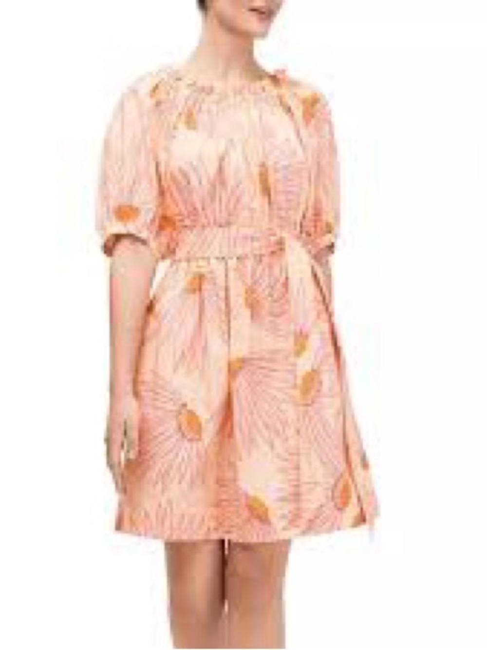 NWOT Kate Spade Falling Flower Off-the-Shoulder Dress Size L